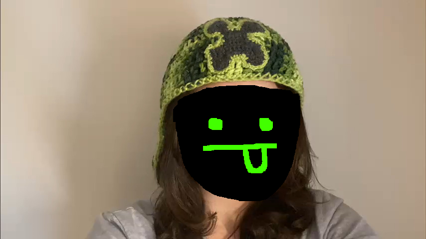crochet creeper hat